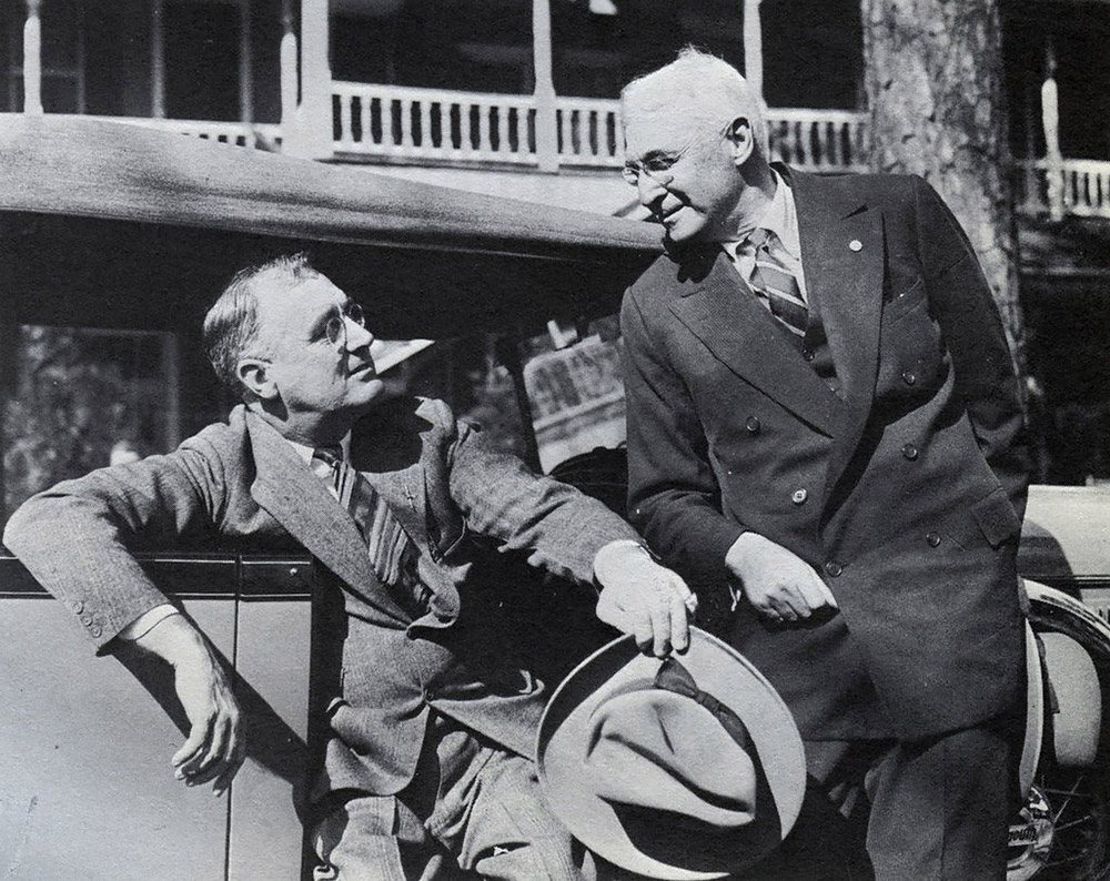 Президент Рузвельт и Барух 